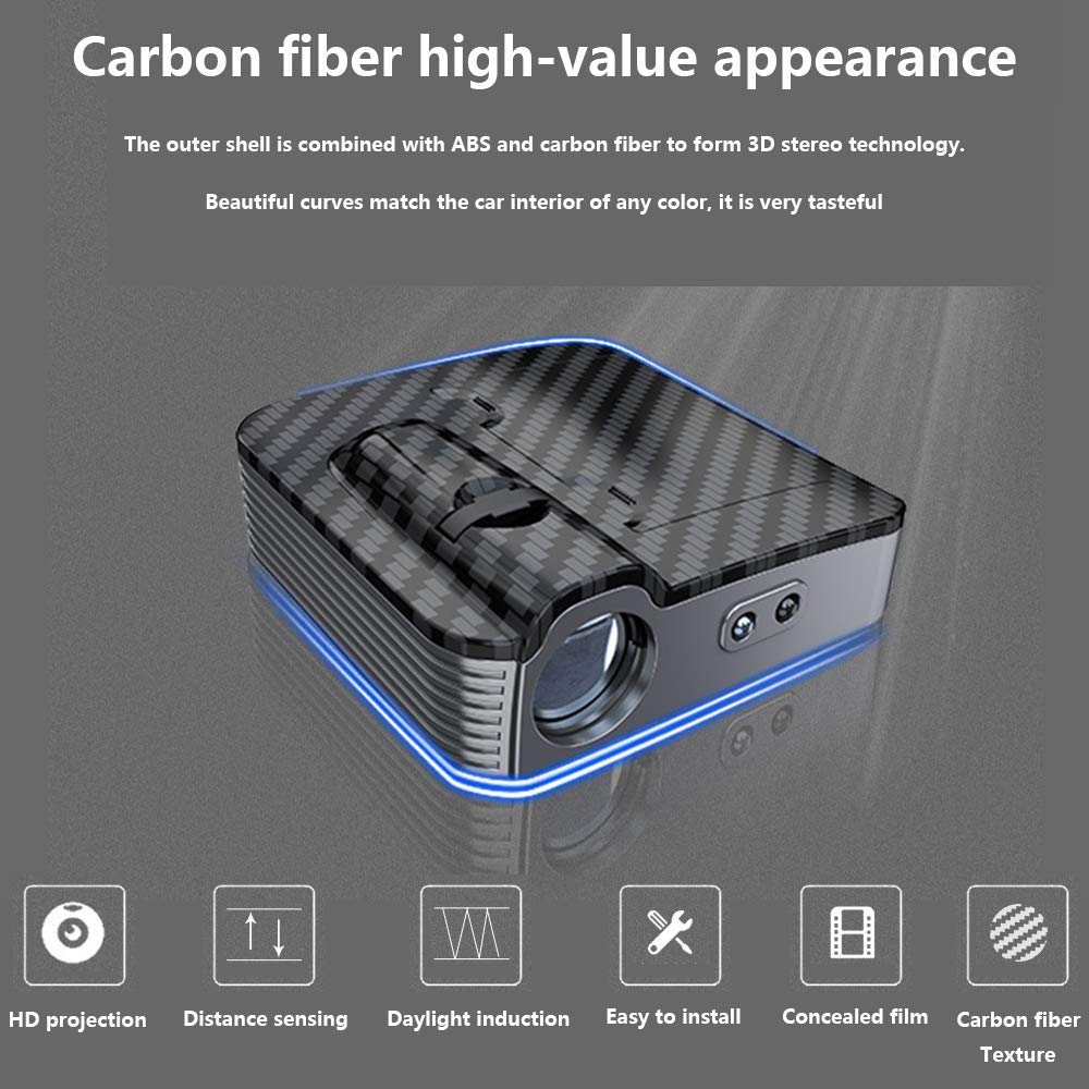 Custom Logo 2-Piece HD Projector Wireless Welcome Light Plastic Car Door Step Courtesy Lights for All Vehicles New Condition